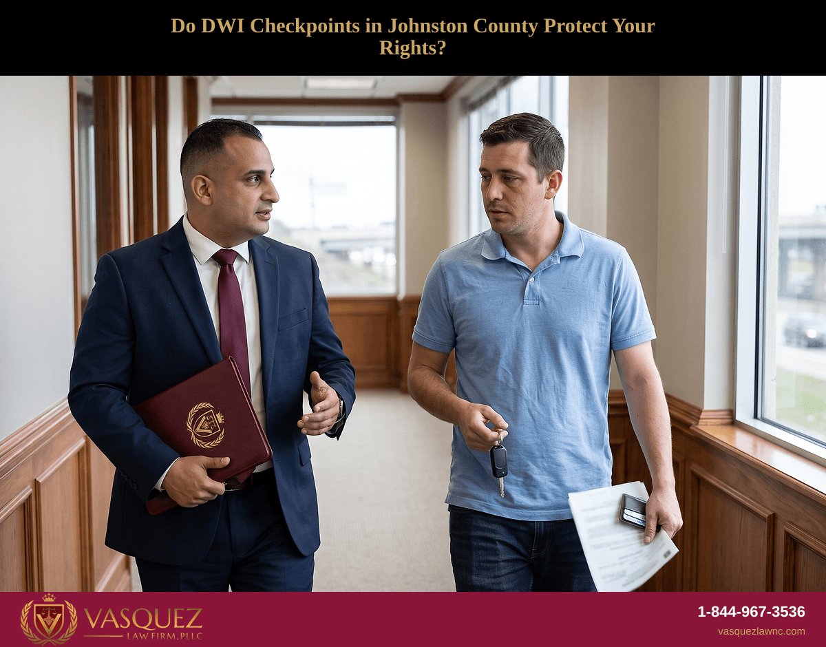 La ley de Carolina del Norte establece reglas para los retenes de DWI en el condado de Johnston