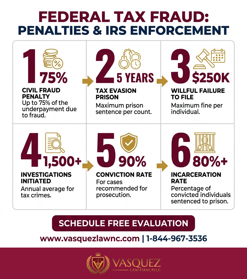 Infografía 2 para ¿Qué Sucede Si Te Acusan de Fraude Fiscal en 2026?