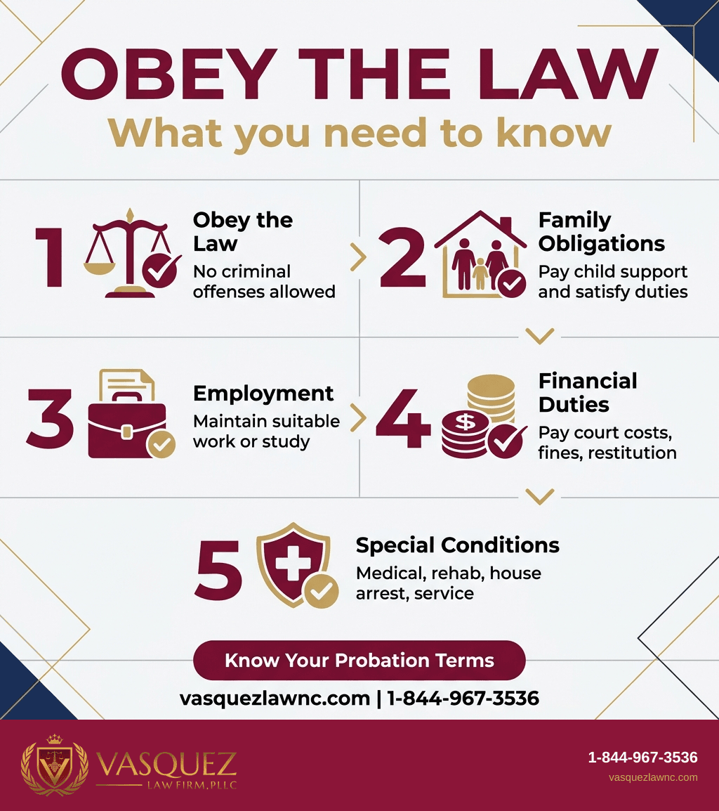 Process Timeline for Unsupervised Probation in Johnston County Has Key Rules