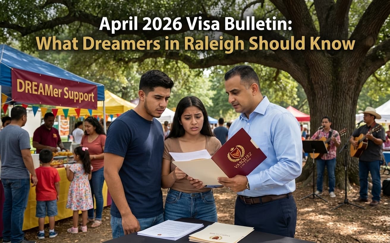 Boletín de Visas de Abril 2026: Lo Que los Dreamers en Raleigh Necesitan Saber