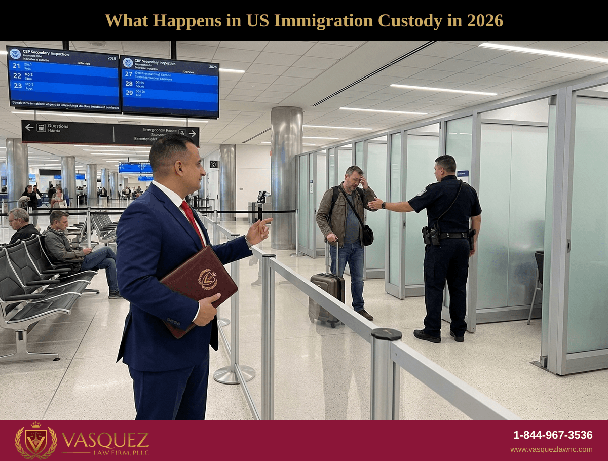 ¿Qué sucede bajo custodia migratoria en Estados Unidos en 2026?