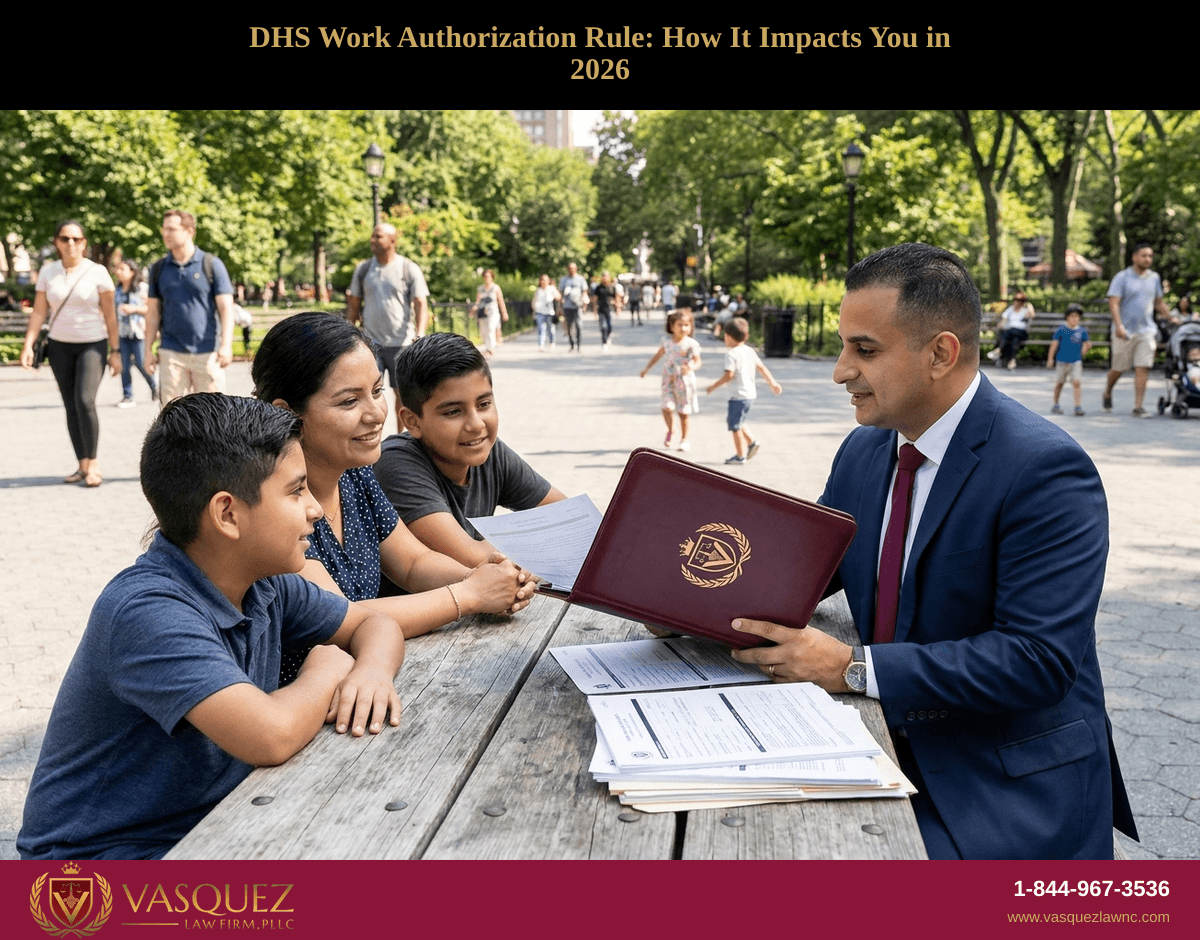 Regla del DHS sobre Autorización de Trabajo: Impacto en 2026 para Inmigrantes en Raleigh y Orlando