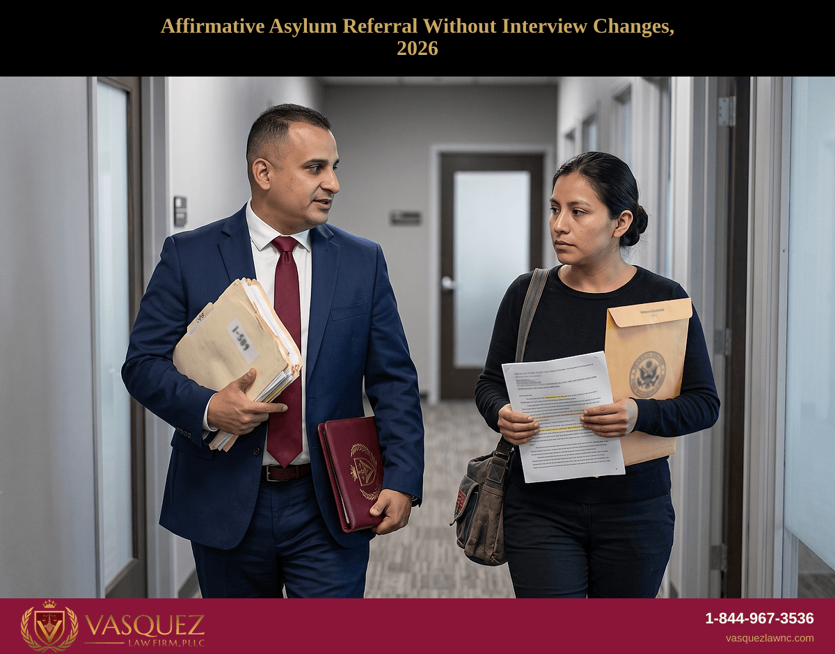 Affirmative Asylum Referral Without Interview Changes, 2026