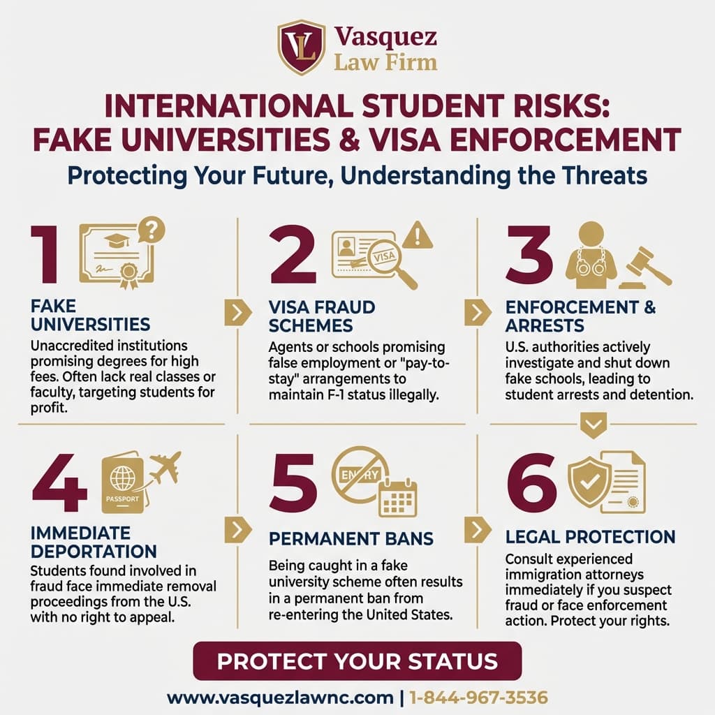 Visual Guide 1 for How to Spot Fake University Immigration Scams in 2026