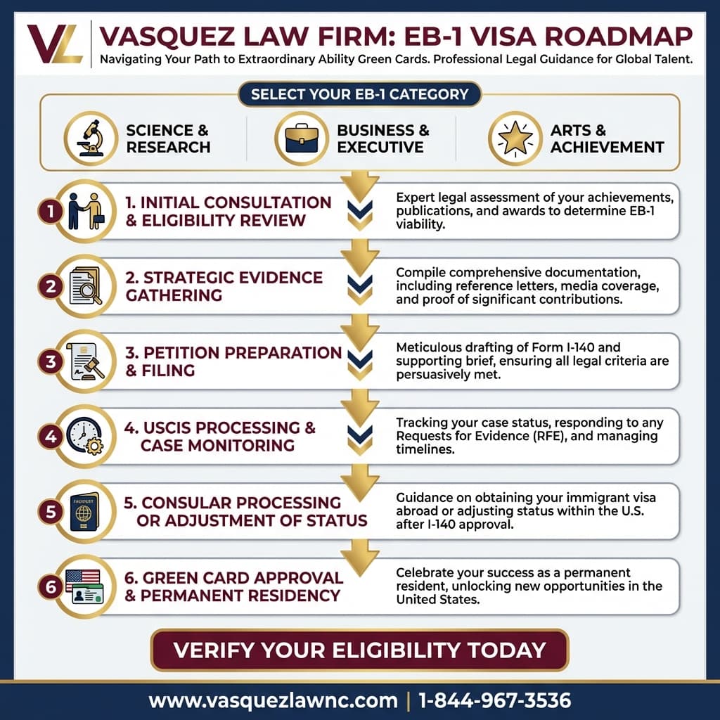Visual Guide 1 for How to Qualify for and Apply for an EB-1 Visa in 2026