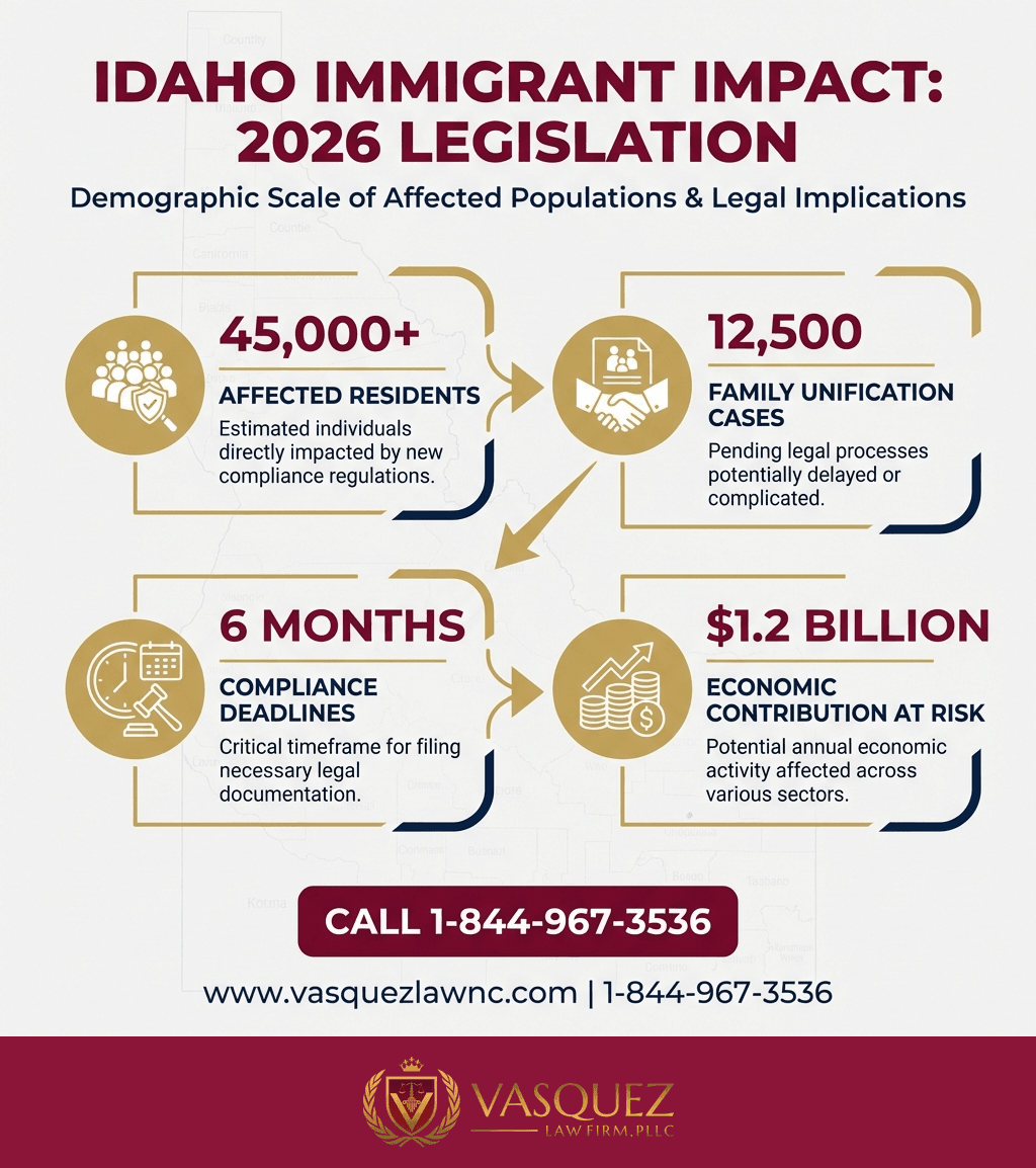 Infografía 1 para Impacto de las Propuestas de Ley de Inmigración en Idaho para 2026