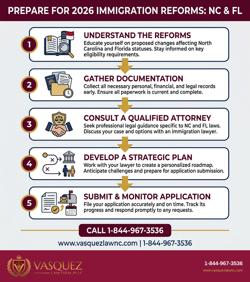 Key Statistics and Data for How Immigration Reform Is Changing in 2026 Across NC and FL