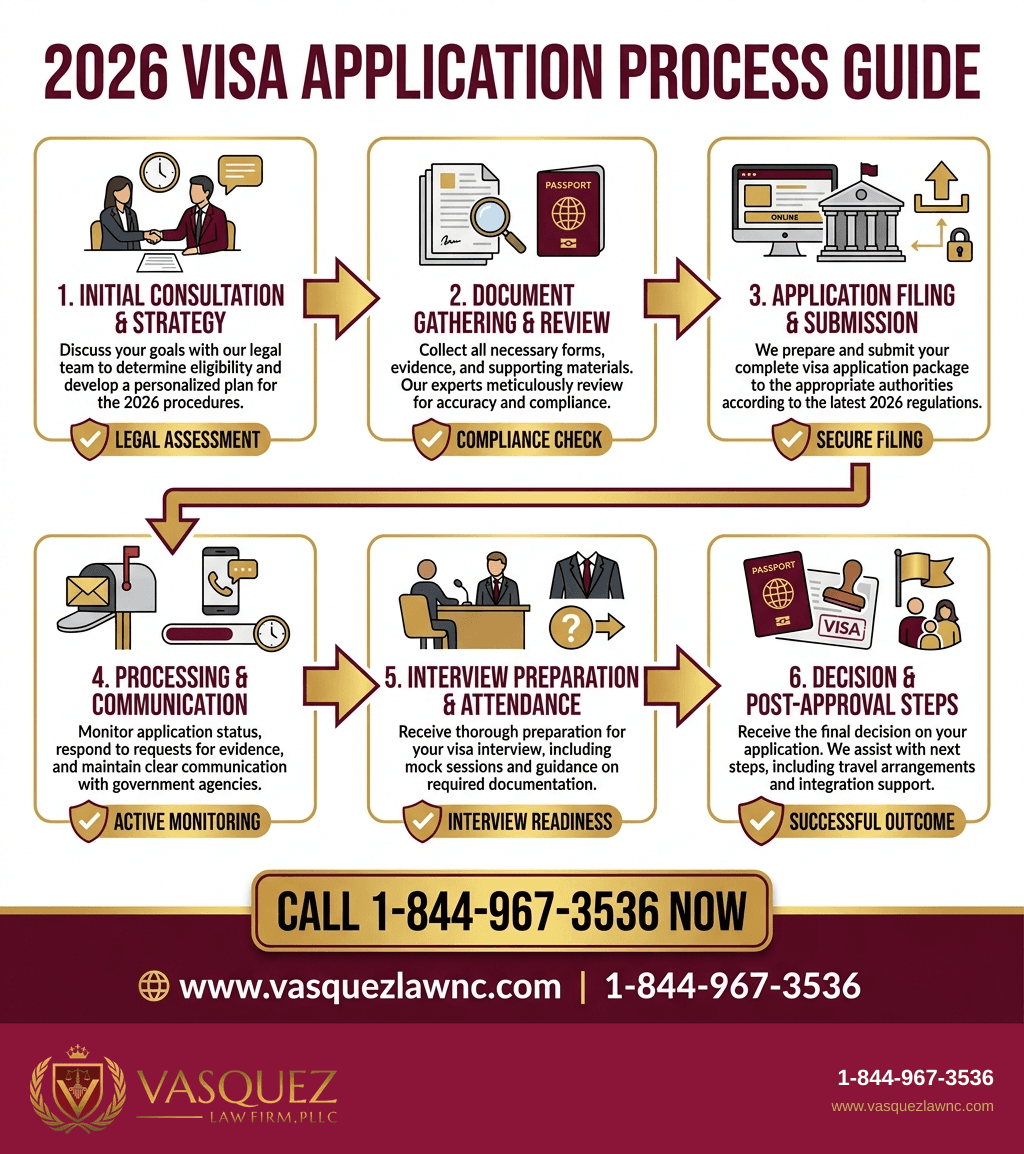 Infografía 1 para Cómo la Burocracia de Visas en EE. UU. Impacta tu Trámite en 2026