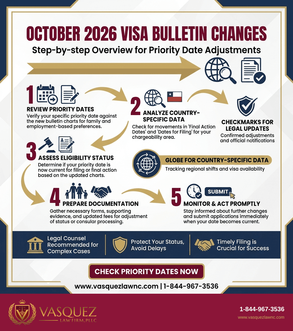 Key Statistics and Data for Visa Bulletin October 2026: Priority Dates & Category Updates