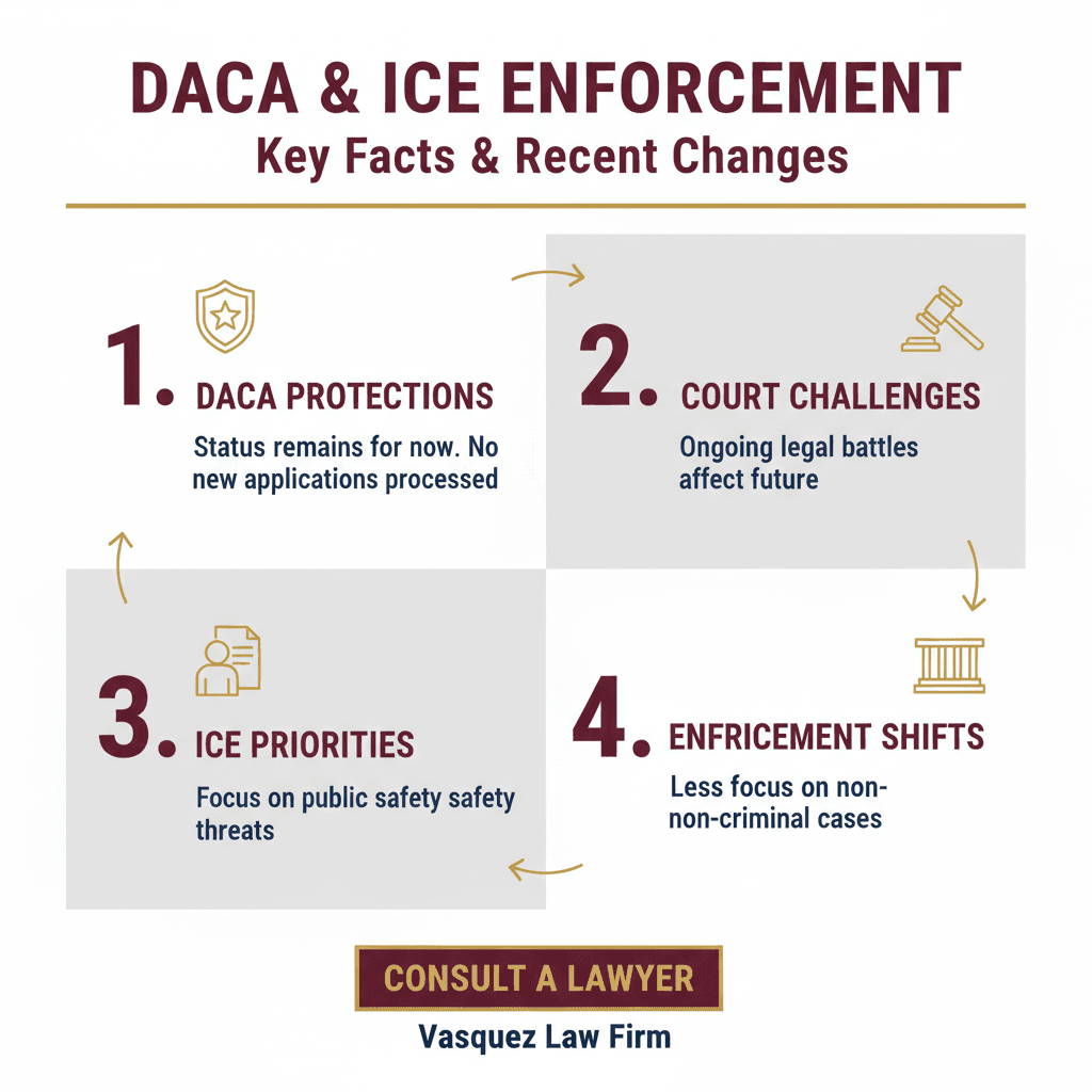 Process Timeline for ICE Enforcement Policy Changes Affecting DACA Recipients 2026