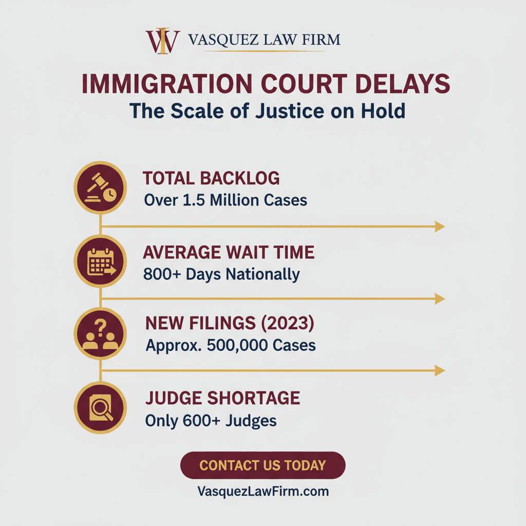 Infografía 2 para Por Qué el Atraso en los Tribunales de Inmigración Alcanzó Niveles Récord en 2026