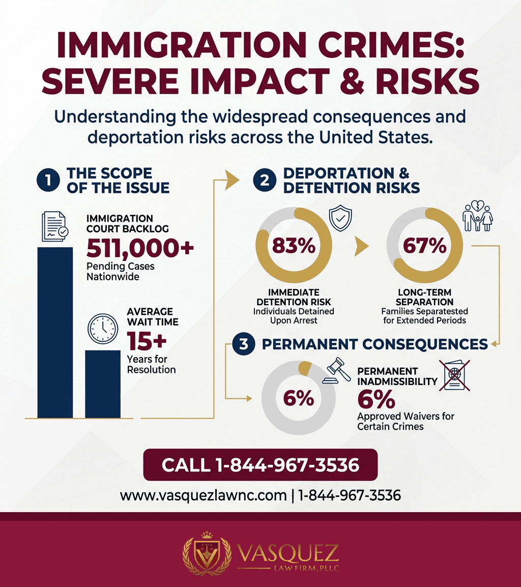 Infografía 2 para Delitos de Inmigración y Su Impacto en Casos Legales en Smithfield 2026