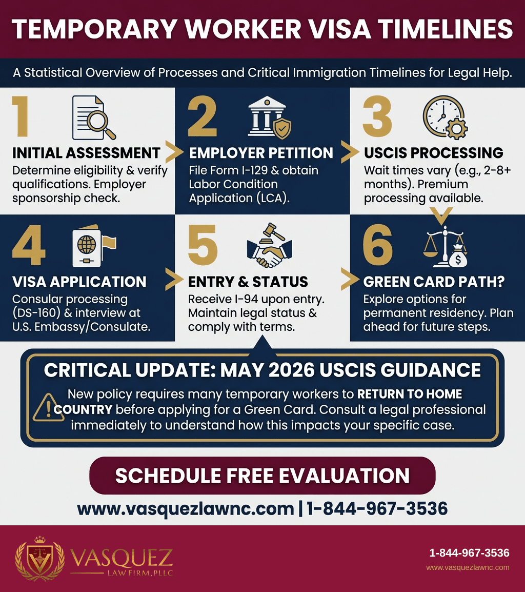 Visual Guide 1 for What Temporary Visa Holders Must Know in Raleigh in 2026