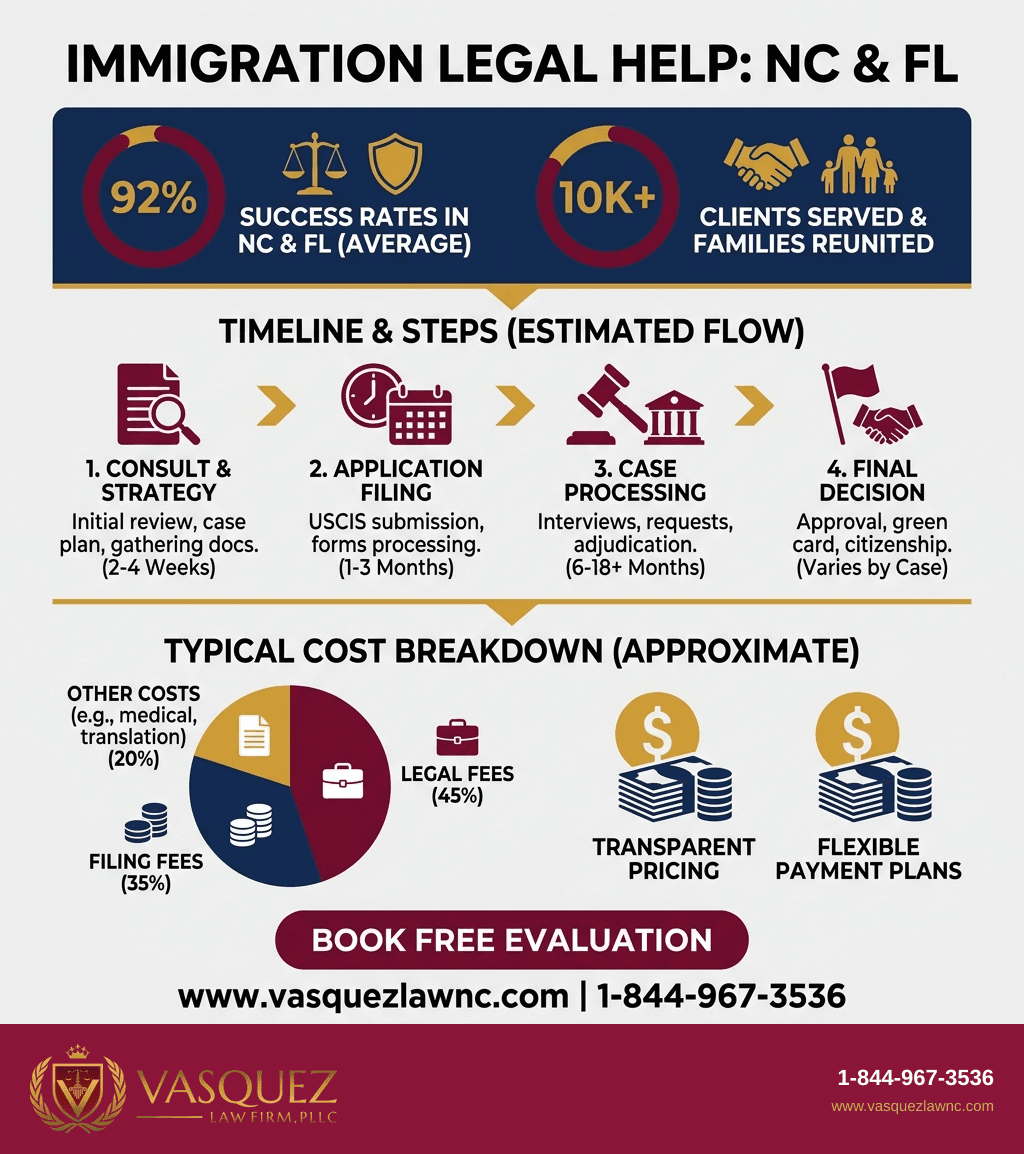 Process Timeline for Immigration Lawyer Consultation in Winston-Salem, NC
