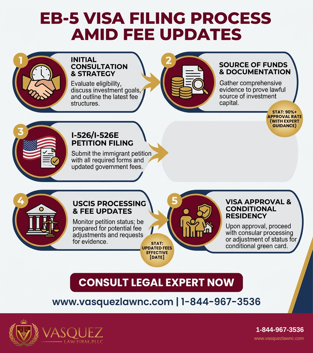 Process Timeline for EB-5 Visa Fee Increase Raises 2026 Filing Questions