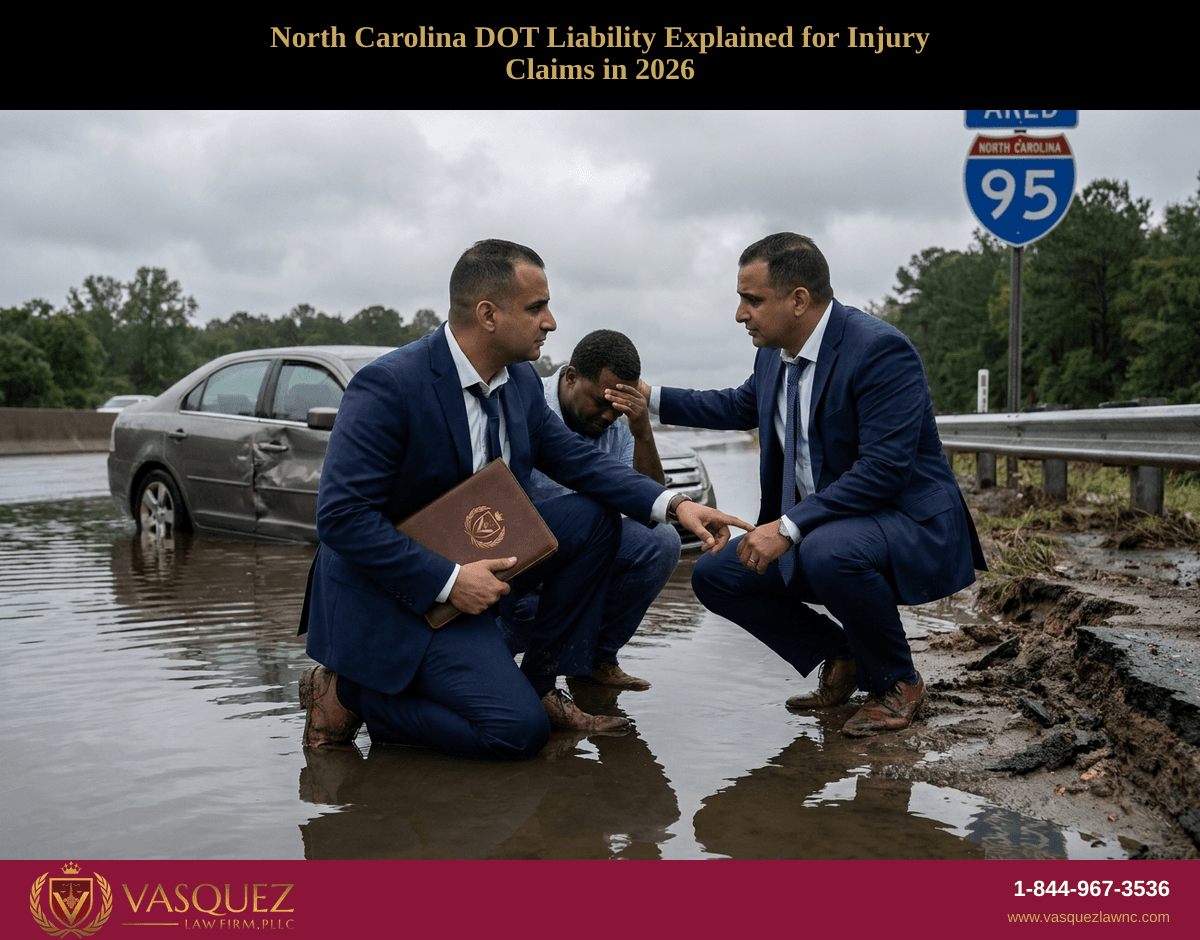 North Carolina DOT Liability Explained for Injury Claims in 2026