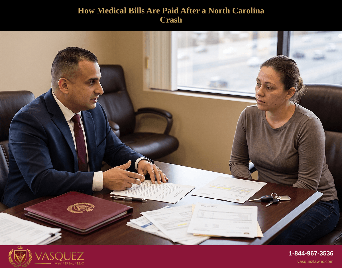 How Medical Bills Are Paid After a North Carolina Crash