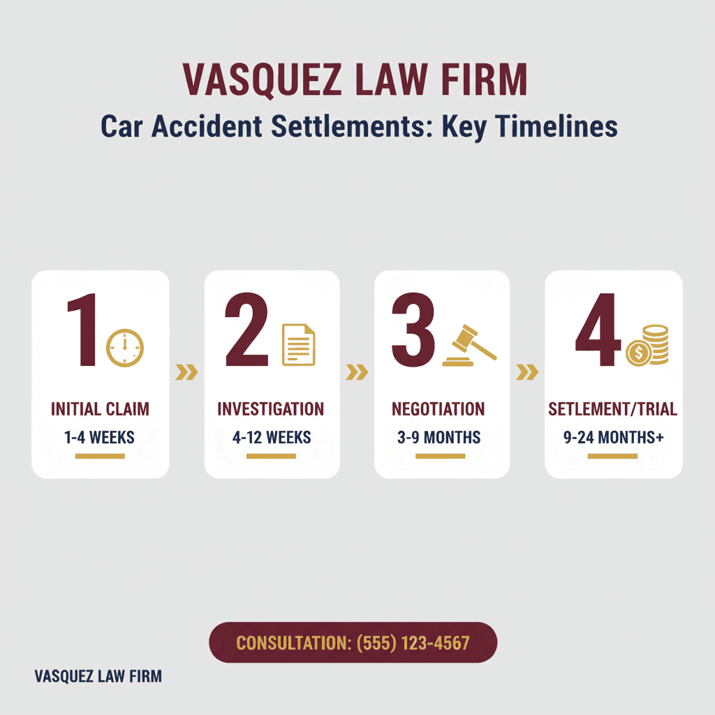 Visual Guide 2 for How Long Does a Car Accident Settlement Take in 2026