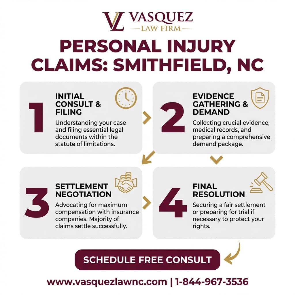 Visual Guide 2 for How Insurance Settlement Works in Smithfield NC in 2026