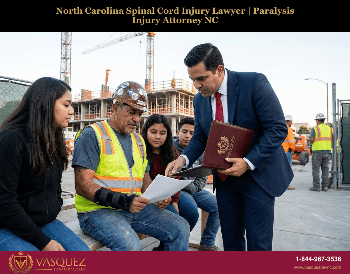 North Carolina paralysis injury lawyer - Vasquez Law Firm