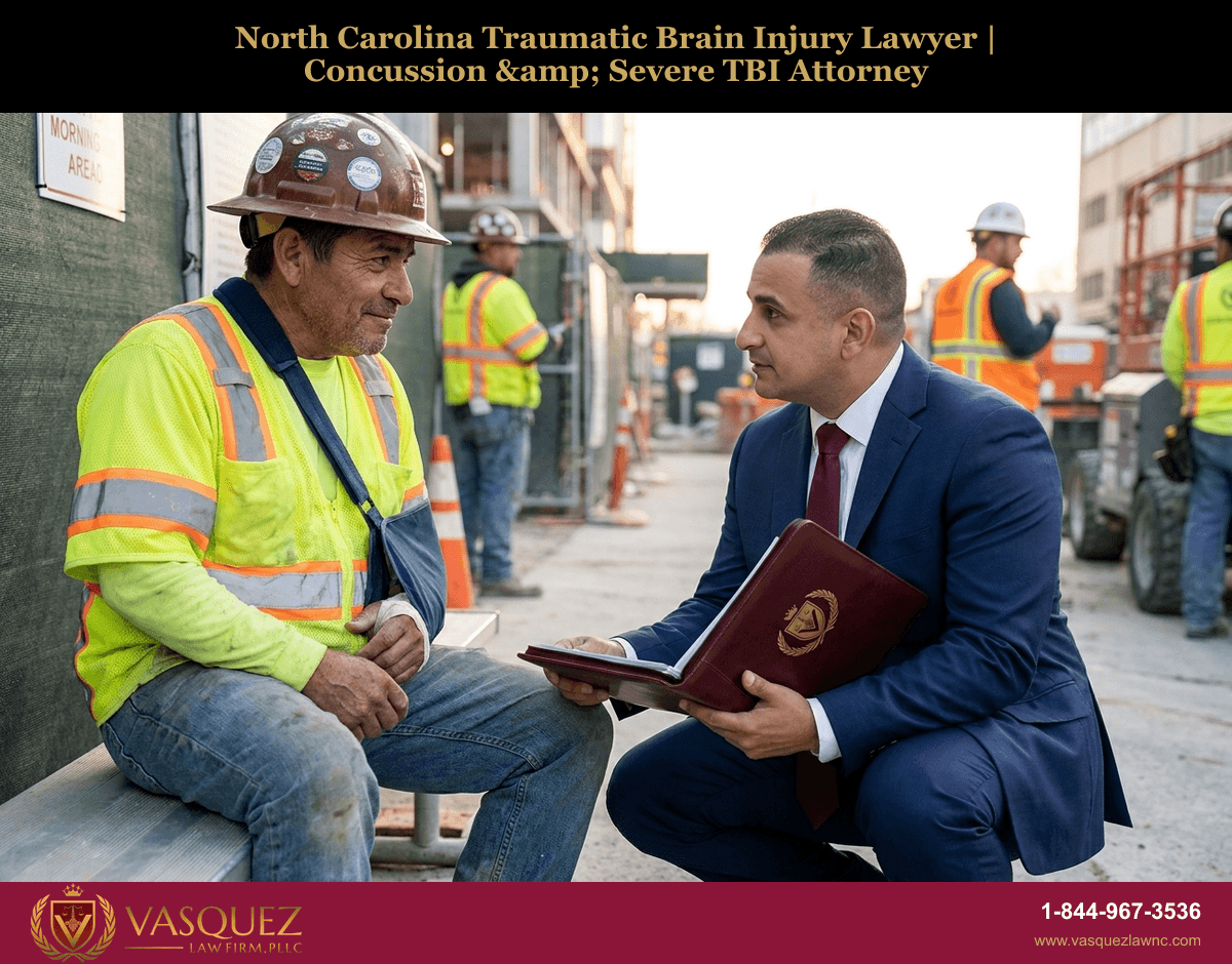 North Carolina burn injury lawyer consulting with a client about a product defect or workplace fire claim