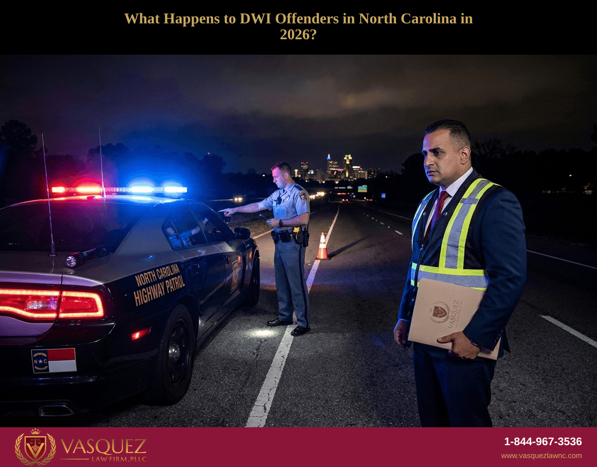 What Happens to DWI Offenders in North Carolina in 2026?