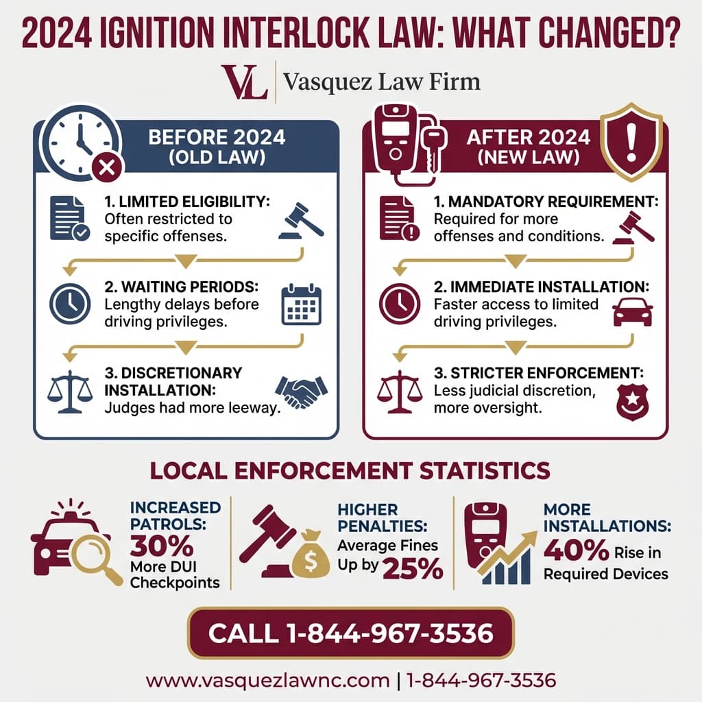 Infografía 2 para Así Funcionan los Controles de Conducción Bajo Influencia en Smithfield, Carolina del Norte en 2026