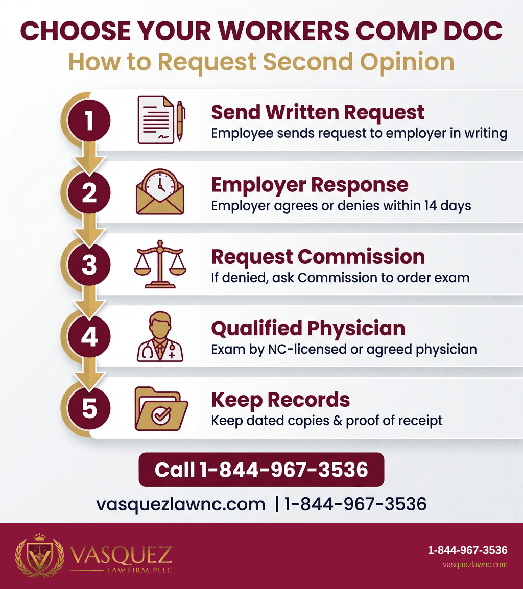 Process Timeline for Can You Choose Your Workers Comp Doctor in North Carolina?